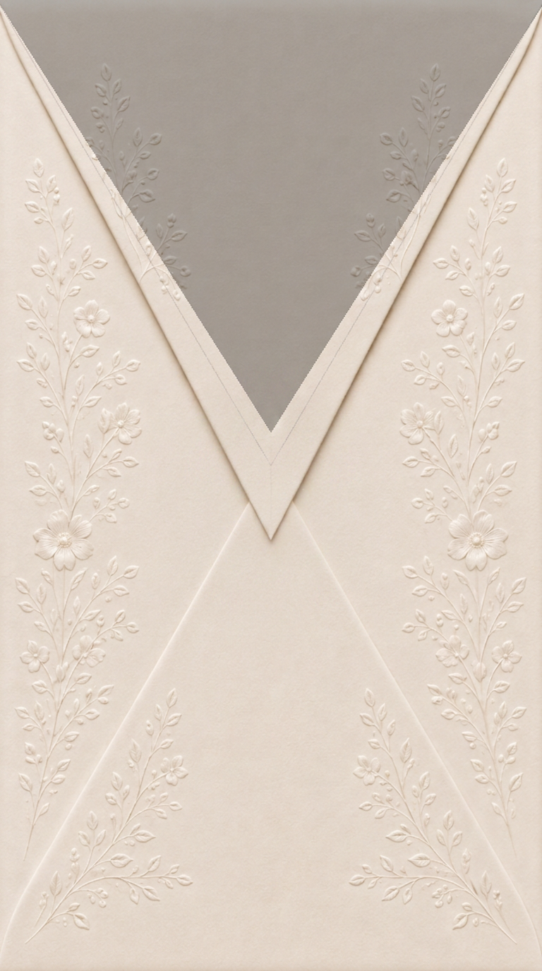 Wedding invitation envelope for Murad and Sara